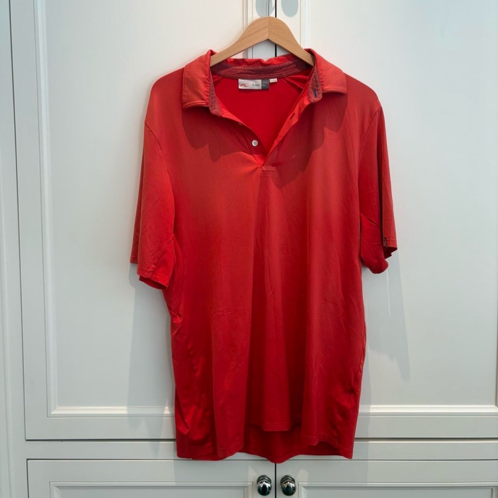 KJUS Red Mens Polo Shirt